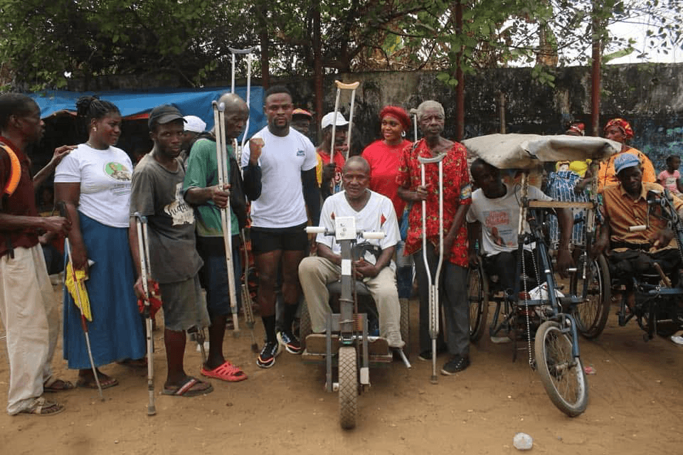 ABO BODY community program supporting individuals with disabilities in Liberia